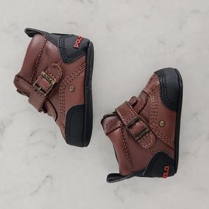 Polo by Ralph Lauren Baby Booties Crib Shoes Boots Size: 0